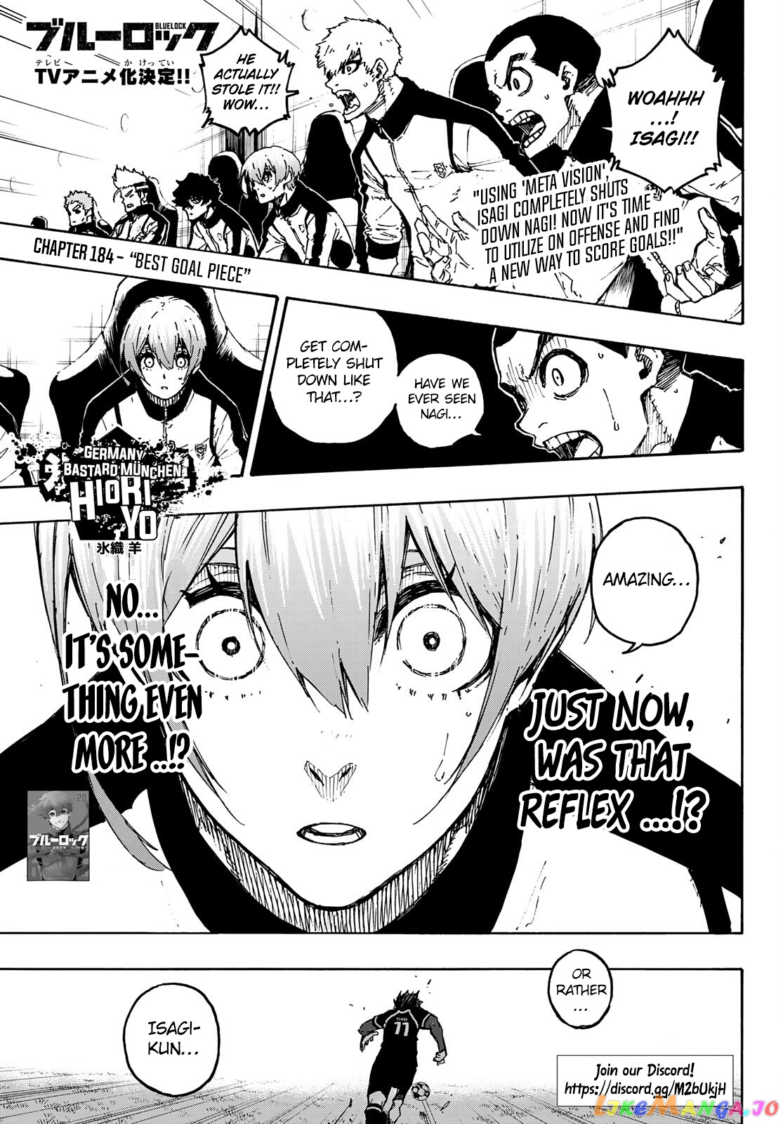 Blue Lock Chapter 184 image 02